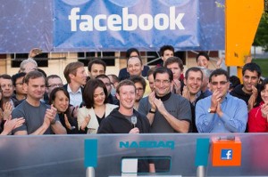 Facebook rings the NASDAQ bell