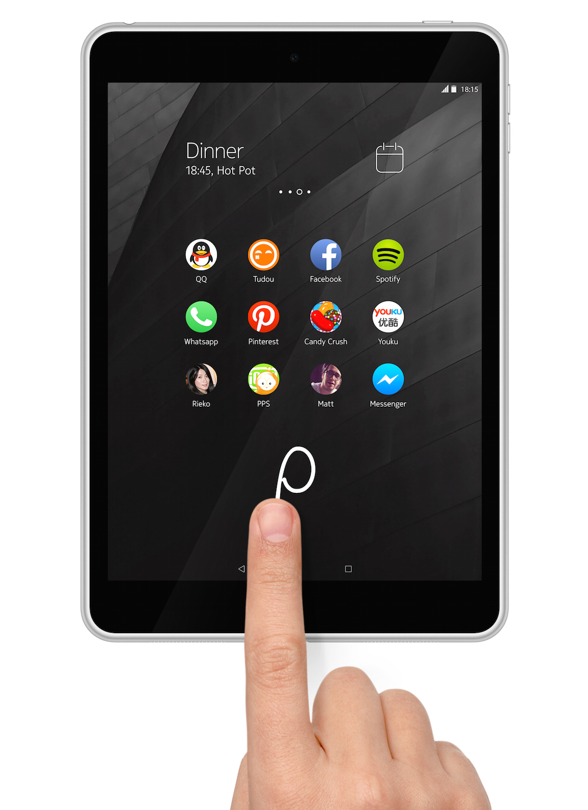 Nokia n1 perspectives tablet gesture