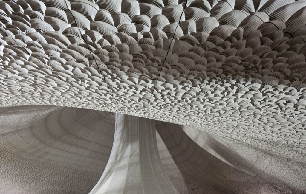 The ceiling patterns of the Elbphilharmonie