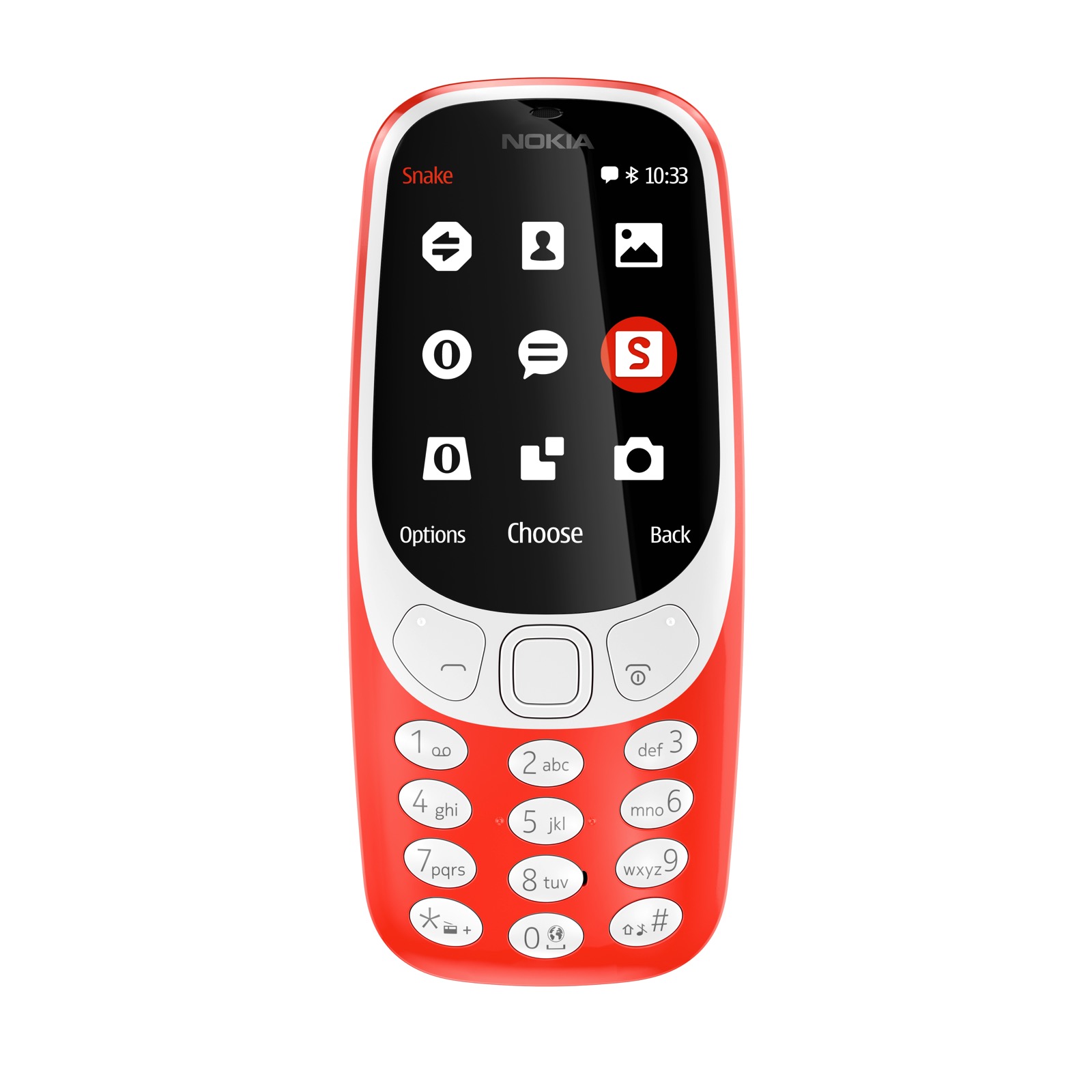 Nokia 3310 Warm Red front