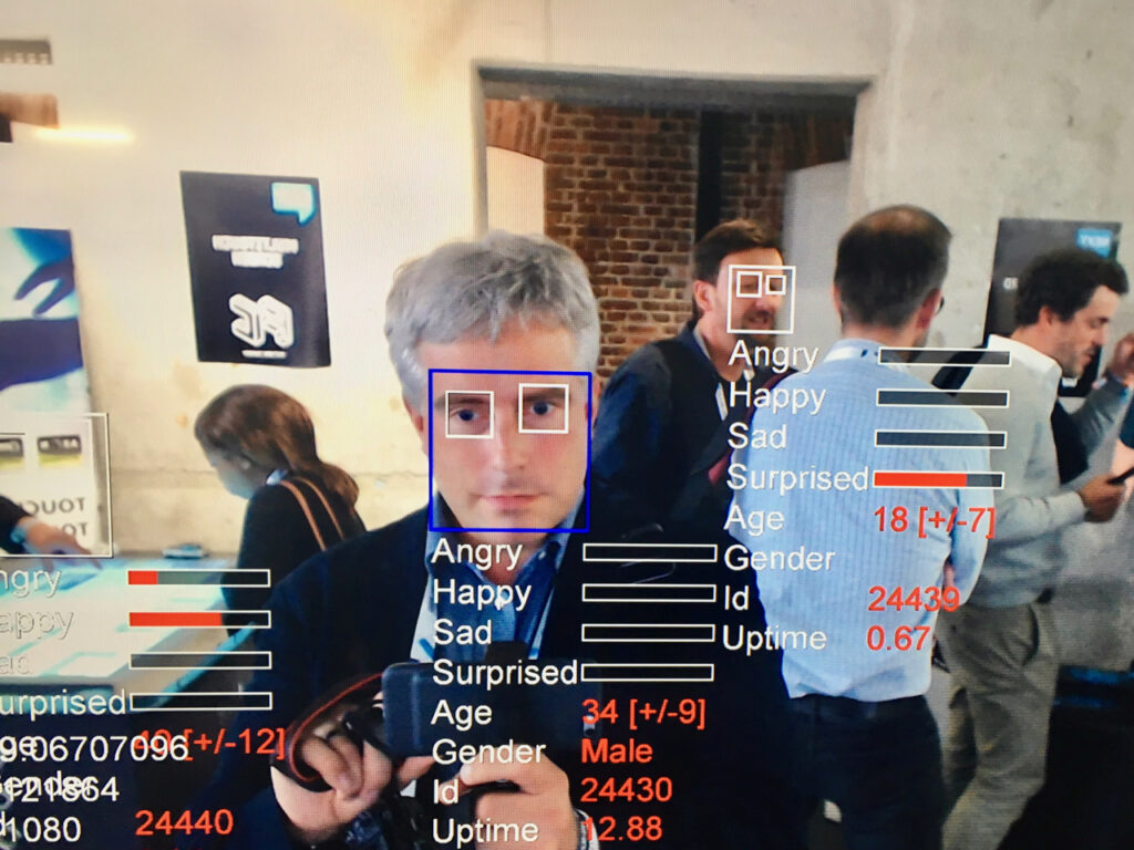 Face and Emotion Recognition at work at NEXT16