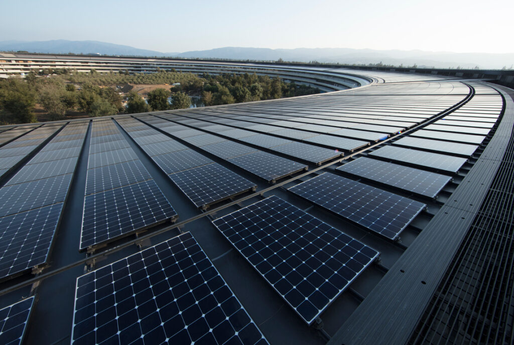 Solar-powered Apple